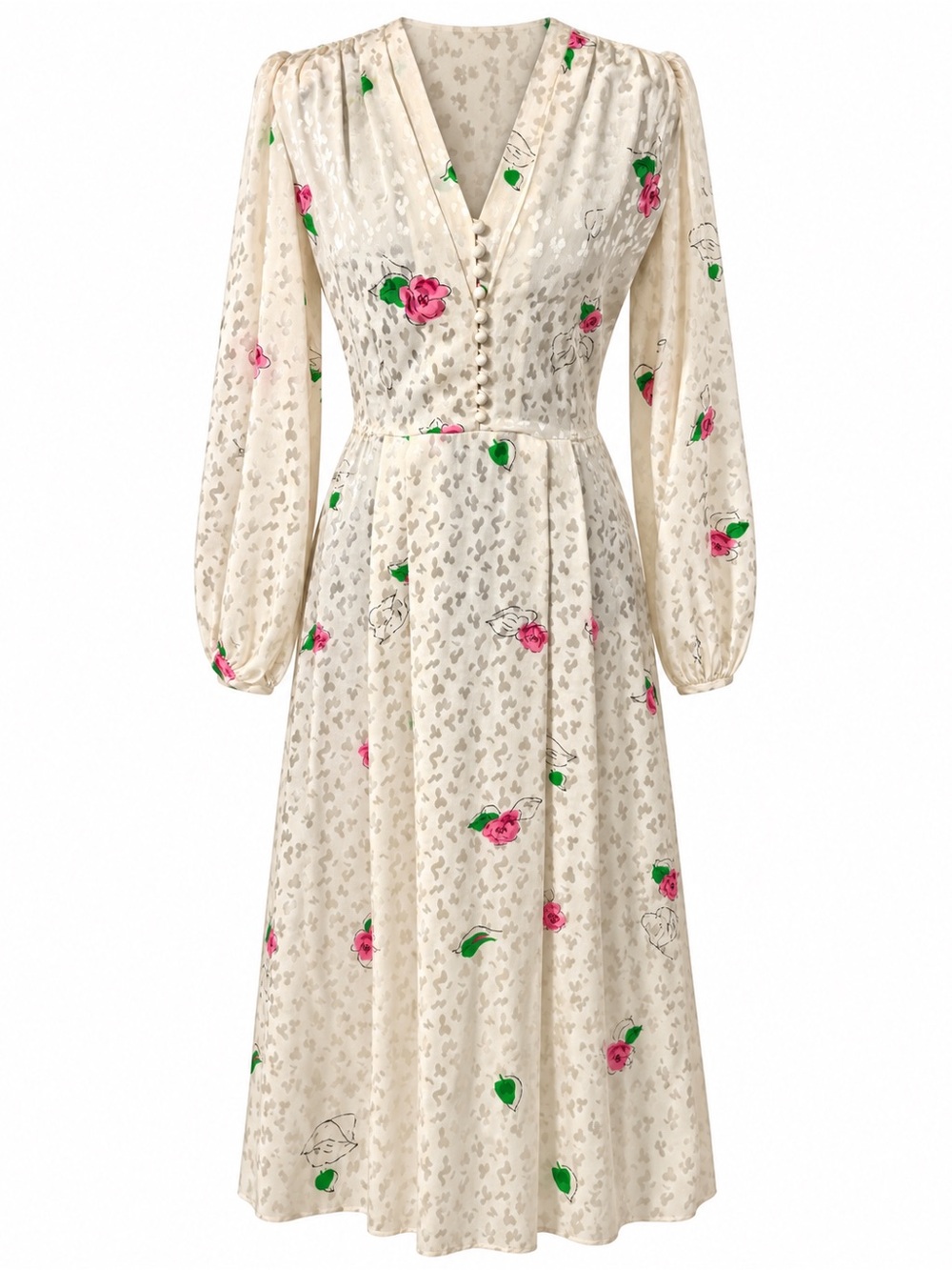Elengant Vintage Francesca’s of Damon 100% a silk dress